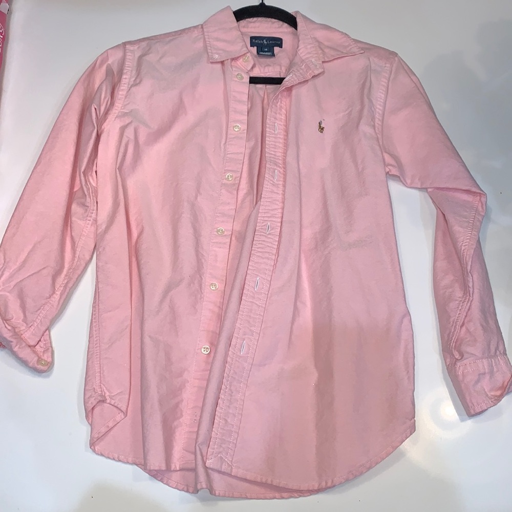 COPY - Ralph Lauren pastel pink button up